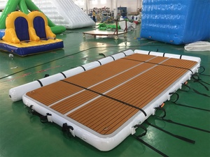 Esterilla de pontón inflable "PIA BASE", equipo de juego, parque acuático, piscina de aire, esterilla de Yoga, producción OEM, isla flotante de punto de caída - Product Image 2