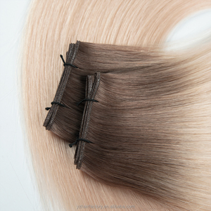 ผมต่อแบบ Natural Wave Genius Weft คุณภาพรัสเซียแบบ Double Drawn เกรด 12A ผมเวอร์จิ้นแบบ Single Weft Remy แท้ ไม่หลุดร่วง - Product Image 3