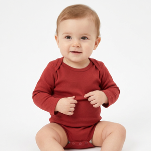 Cheap Wholesale Indian Manufacturer Tirupur Toddler Baby Rompers Spandex Bamboo Fiber Eco-friendly Breathable Unisex Newborn - Product Image 1