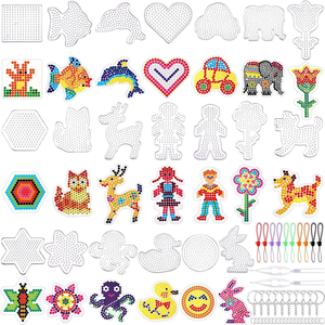 5mm Fuse Beads Vierkant Rond Ster Pegboard Set Patroonkaarten DIY Knutselset STEM Educatief Speelgoed voor Kinderen - Product Image 3