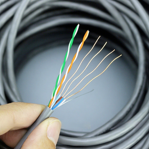 כבל רשת CAT5e <span class=keywords><strong>UTP</strong></span> בעל שמונה ליבות נחושת טהורה, תוצרת סין, רב תכליתי, אפור, רחב פס - Product Image 3