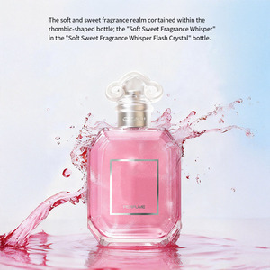 น้ำหอมกลิ่นดอกไม้ กลิ่นหอมติดทนนาน น้ำหอมสีชมพูอ่อนธรรมชาติ สำหรับผู้หญิง ใช้ได้ทุกวัน พร้อมโลโก้แบบกำหนดเอง - Product Image 3