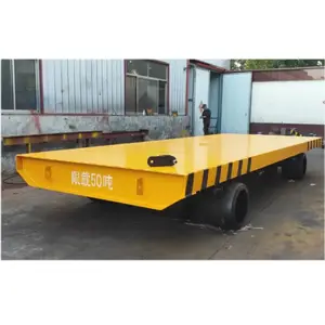 Outdoor Large Generator Truck Forklift Traction Flat Truck Airport Turnover Truck Full Steering Trailer