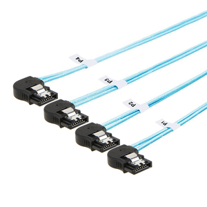 Câble adaptateur Mini SAS HD SFF-8644 vers 4 ports SATA 7 broches femelle pour <span class=keywords><strong>disque</strong></span> <span class=keywords><strong>dur</strong></span>, câble de serveur 2 Gbps - Product Image 3