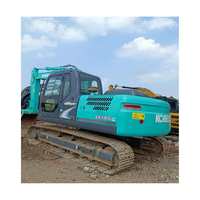 Prix bon marché pelleteuses d'occasion japon kobelco140 pelleteuses excavatrices d'occasion kobelco sk140