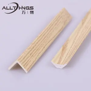 black board wood lines Suppliers-Ecological wood Great Wall board corner protection hand side strip wpc corner decoration Wall panel Sun angle line