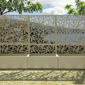 <span class=keywords><strong>Jardinera</strong></span> Metálica de Privacidad de Aleación de Aluminio Cortada con Láser, con Orificio de Drenaje, Decoración de Jardín Ecológica, <span class=keywords><strong>Precio</strong></span> de Fábrica - Product Image 6