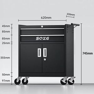 Garage Metal <b>Trolly</b> Tool Storage Cabinet Heavy Duty Workshop Roller Drawer Steel Tool Cabinet on Wheels - Product Image 3
