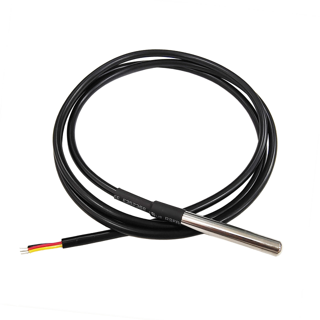 Professional customization waterproof ds18b20 digital temperature sensor threaded probe ds18b20