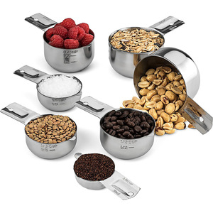 Wholesale Kitchen Gadgets 304 Stainless Steel <b>Measuring</b> <b>Cups</b> and Spoons <b>Set</b> of 13/14 for & Dry Ingredients - Product Image 6