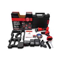 Kit combiné meuleuse d'angle et perceuse sans fil 20V, moteur sans balais, outil électrique avec 2 batteries au lithium et chargeur