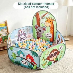 Tente de jeu pliable pour enfants, facile à ranger, maison de jeu <span class=keywords><strong>pop</strong></span>-up intérieure/extérieure, piscine à balles fusée pour bébés et enfants - Product Image 3