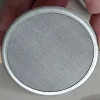 10 15 20 mikron yuvarlak paslanmaz çelik ekran filtre örgü disk