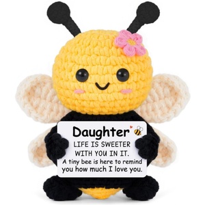 Cadeau de soutien émotionnel en crochet pour la fête des mères, anniversaire, pour maman, nouvelle maman, future maman, adorable abeille en crochet faite à la main - Product Image 2