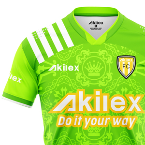 Akilex Tùy Chỉnh 100% Polyester Thoáng Khí Thoải Mái Đầy Đủ Thăng Hoa Chất Liệu Đào Tạo Bóng Đá Bộ Dụng Cụ Với Bóng Đá Cao Áo Phông - Product Image 3