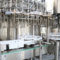Machine de Fabrication de Vodka Bouteille en Verre Automatique Petite Échelle 5000bph Machine de Remplissage de Vin en Promotion avec Boucheuse ROPP et Bouchon en T