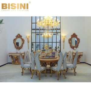 Nouvelle arrivée <span class=keywords><strong>Chaise</strong></span> <span class=keywords><strong>de</strong></span> salle à manger sans accoudoirs en bois sculpté Villa <span class=keywords><strong>de</strong></span> style français Fauteuil <span class=keywords><strong>de</strong></span> salle à manger en tissu bleu artisanal exquis <span class=keywords><strong>Chaise</strong></span> d'appoint - Product Image 6