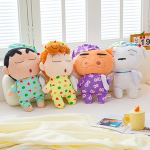 Llavero <span class=keywords><strong>de</strong></span> Peluche Súper Suave <span class=keywords><strong>de</strong></span> Crayon Shin-chan, Caja Sorpresa con Adornos Lindos <span class=keywords><strong>de</strong></span> Shiro y Zawemon, Accesorios Originales <span class=keywords><strong>de</strong></span> la Marca PHJ - Product Image 1