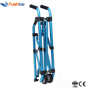<strong>Smallest</strong> Lightweight Aluminum <strong>Walker</strong> with Wheels for Elderly - Product Image 3