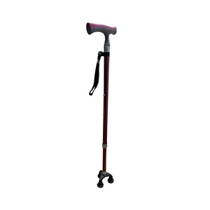 Bâton de marche à trois pieds Yongjian en alliage d'aluminium télescopique pour personnes âgées et handicapées, léger, bâton de randonnée - Product Image 1