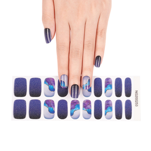 Bandes de gel pour ongles scintillantes, <span class=keywords><strong>vernis</strong></span> gel UV semi-durci, autocollants pour ongles - Product Image 5