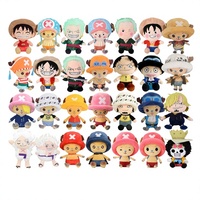 Peluche Luffy Joba, roi des pirates, 25 à 30 cm, avec rembourrage en coton PP, jouet pour enfants super doux
