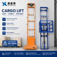 Ascenseur de fret hydraulique à commande électrique à distance pour le transport de marchandises dans les bâtiments commerciaux, 110-380V, levage 3m, table 1,0x0,8m