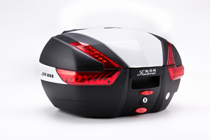 Bauletto Moto con Luce Posteriore a LED Integrata, Baule Posteriore Rigido Impermeabile per Moto - Product Image 5