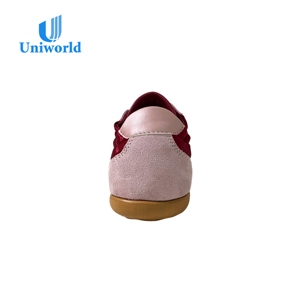 Fournisseur direct d'Indonésie sur Alibaba |   Chaussures plates pour femmes tendance - Ballerines rétro en satin et daim pour femmes, design décontracté <span class=keywords><strong>de</strong></span> <span class=keywords><strong>niche</strong></span> - Product Image 6