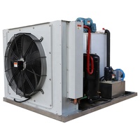Machine à glace en flocons d'eau salée industrielle au prix d'usine, en acier inoxydable 316, haute productivité, 380V