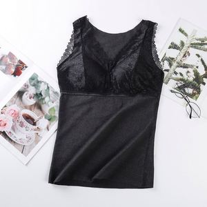 Winter Warm <strong>Vest</strong> Women Plus Velvet Thick Sexy <strong>Thermal</strong> Underwear <strong>Ladies</strong> <strong>Vest</strong> Lace Warm <strong>Vest</strong> - Product Image 5