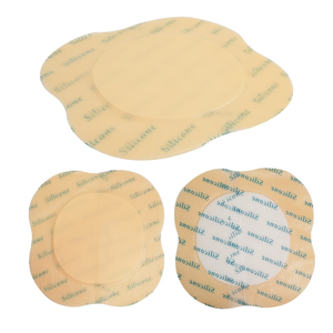 Silikon sakrum köpük pansuman 6 "x 6" Bordered yapıştırıcı sakral köpük soyunma yumuşak yatak boğaz bandajları yara bakım ürünleri - Product Image 4