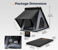 Carpa de Techo Rígida de Aluminio SAN HIMA Kalbarri Lite Gen 2, Impermeable, para Camping 4x4