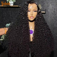 Perruques bouclées en cheveux humains vierges vietnamiens de haute densité 13x4, perruques bouclées cambodgiennes, perruques courtes bouclées pour femmes noires