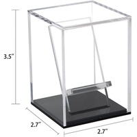 Vitrine de présentation pour porte-briquet, boîte en acrylique transparente, protection et rangement pour collections