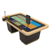 Table de poker électronique de luxe en marbre YH Casino, table de poker grande et petite avec un ensemble d'accessoires de table