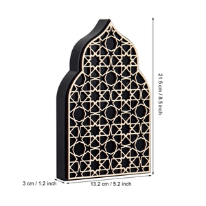 Decoración para Mesas de Eid Ramadán, Decoración Islámica para el Hogar, Decoración de Cúpula Marroquí de Madera - Product Image 6