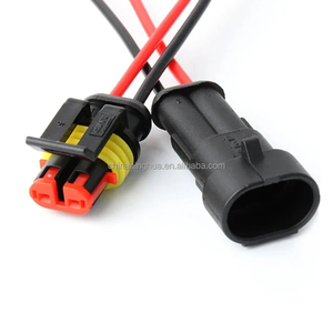 Kabel Konektor 2-Pin Jantan dan Betina 20AWG Tahan Air 15cm Berisolasi PVC untuk Mobil Truk Kapal Koneksi Kabel Listrik Lainnya - Product Image 5