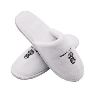 THE RITZ-CARLTON Thicken Soft Custom Logo Disposable Slippers Flannel Slippers Luxury Hotel Slippers