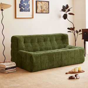 أريكة مضغوطة فاخرة حديثة أثاث غرفة معيشة فاخر على شكل مربع للفنادق والفيلات والمدارس - Product Image 6