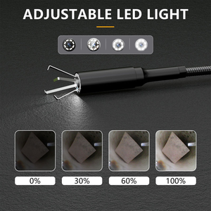 クリップオン磁気爪付きボアスコープ検査カメラ、LEDライト、下水道検査用USB-Cインターフェース - Product Image 4
