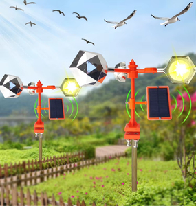 Ahuyentador de Aves para Exteriores, Ahuyentador de Aves con Energía Solar, Repelente de Aves Reflectante para Invernaderos/Granjas - Product Image 5