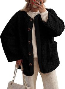 เสื้อผ้าแฟชั่นฤดูหนาวสำหรับผู้หญิง คอกลม แขนยาว ติดกระดุม บุขนแกะ อุ่นสบาย สไตล์ลำลอง - Product Image 2