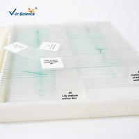 Educational Supplies 76 Kinds Glass Microscope Slides Teaching Resources for Microscopes