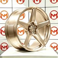 Jantes en alliage Maxtera forgées sur mesure CF1 style Open Lug pour voitures particulières Corvette Camaro Porsche 911 Tesla BMW M3 M4 McLaren