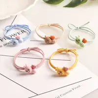 Cute bee anello di capelli crunchies co Coreano Accessori Per Capelli delle donne accessori 2021