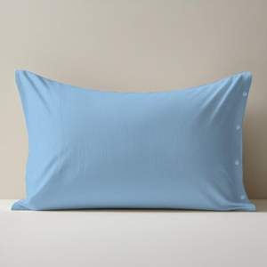Funda de almohada 100% algodón azul claro tamaño alemán 80x80cm - Product Image 1