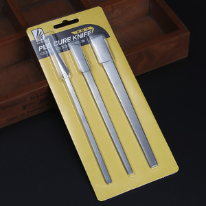 3 Pcs Stainless Steel Cuticle Foot Skin <b>Pedicure</b> Kit Exfoliate Dead Skin Toenail Blade Tool <b>Pedicure</b> Knife <b>Set</b> - Product Image 2