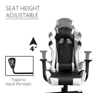 NBHY, <span class=keywords><strong>silla</strong></span> de juego ergonómica para oficina en casa personalizada, <span class=keywords><strong>silla</strong></span> de carreras para jugadores, <span class=keywords><strong>silla</strong></span> <span class=keywords><strong>negra</strong></span> para jugadores con reposacabezas - Product Image 3