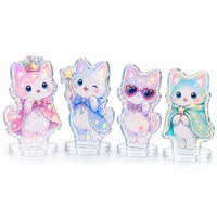 Standee Akrilik Karakter Anime Populer, Alas Stabil Beban Berat, dari Pabrik Sumber, untuk Dekorasi Meja Rumah Bertumpuk